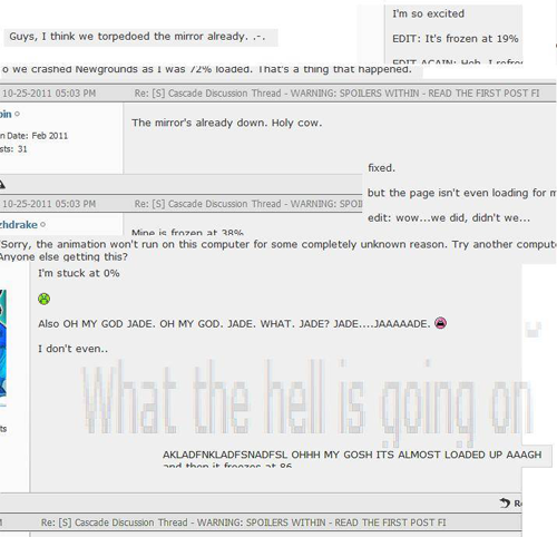 A small example of the reaction the Flash had on the forums.