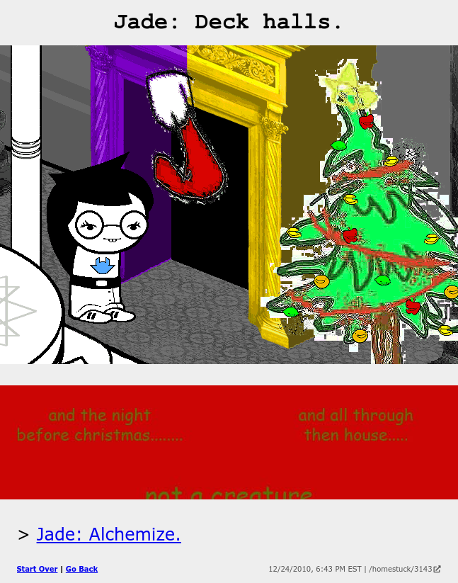 Jade spending her time creating some beautiful Christmas decoration.